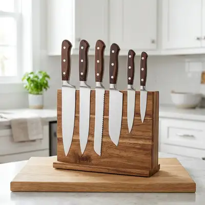 Set couteaux inox professionnel 6 pièces