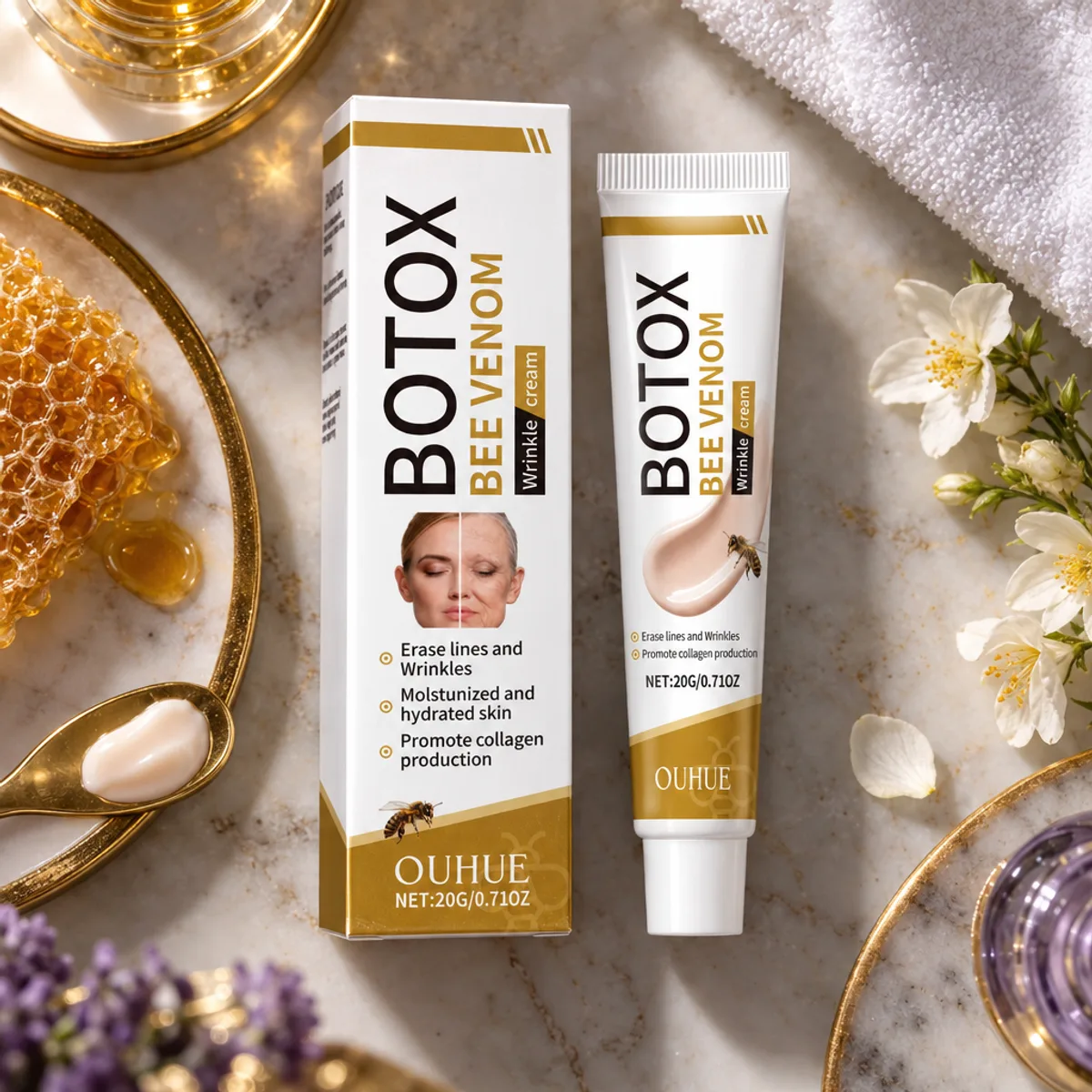 Soins visage anti-âge