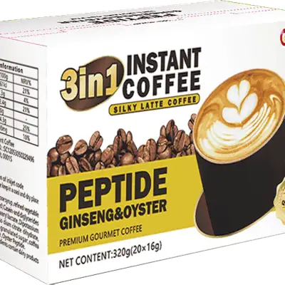 Café 3 en 1 - Peptide Ginseng & Huître