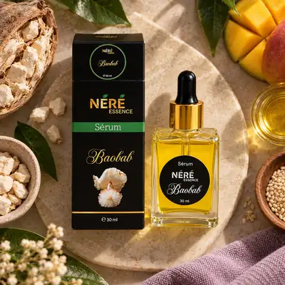 Néré Essence - Sérum Visage Naturel (Baobab, Mangue ou Sésame Noir)