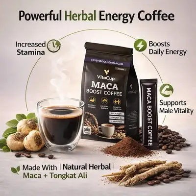 Maca Boost Coffee – Natural Energy & Stamina for Men