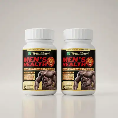 WinsTown Men's Health – Capsule 8-en-1 Maca & Tribulus