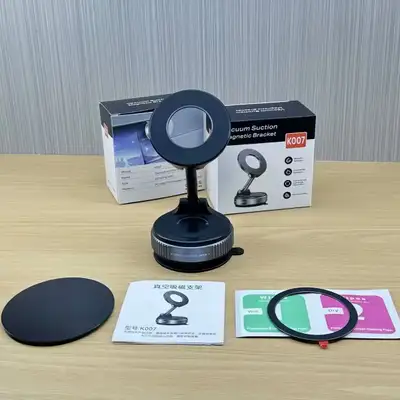 Support Téléphone Magnétique à Ventouse – Pliable et Rotatif