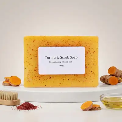 Savon Scrub au Curcuma et Acide Kojique