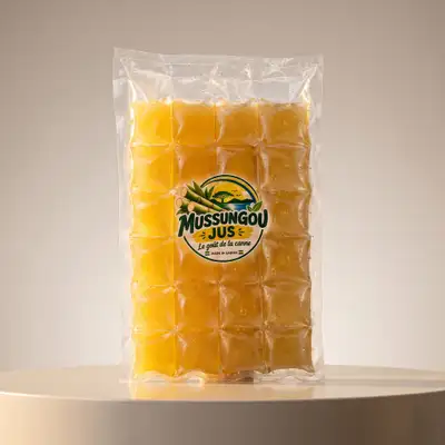 Mussungou Jus - Glaçons de Jus de Canne à Sucre Frais