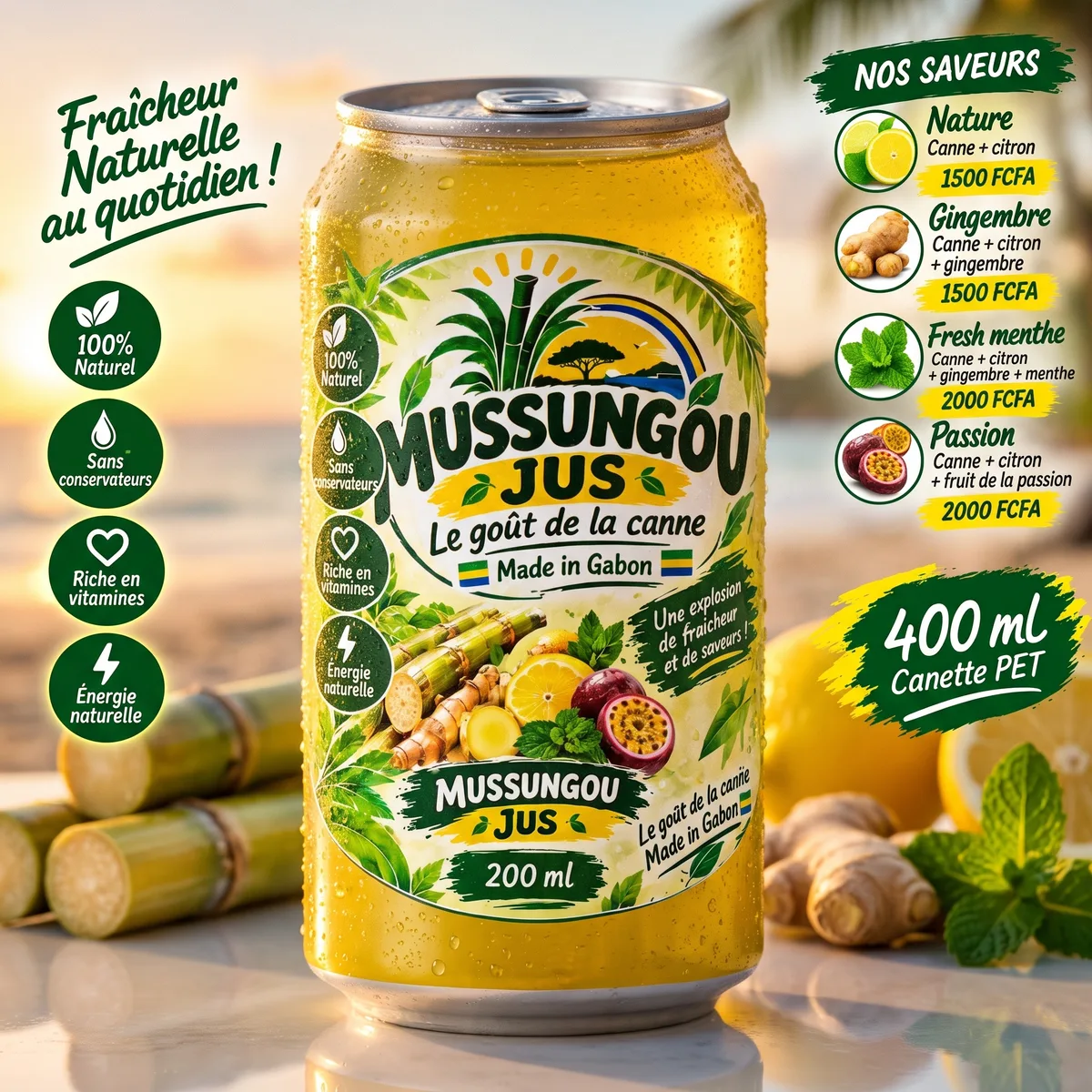 Jus et boissons naturels