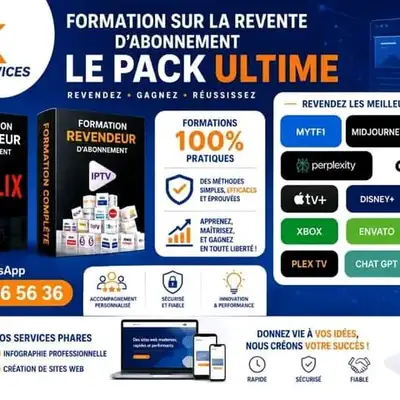 PACK ULTIME DE REVENDEUR D'ABONNEMENT PREMIUM