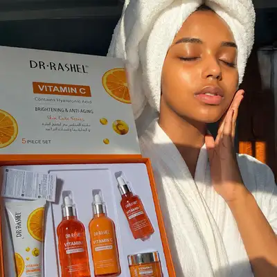 Coffret Soin Visage Dr. Rashel Vitamine C - Kit 5 Pièces
