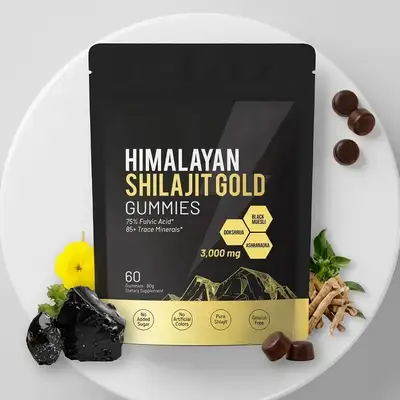 Himalayan Shilajit Gold Gummies 3000mg – 60 Gummies