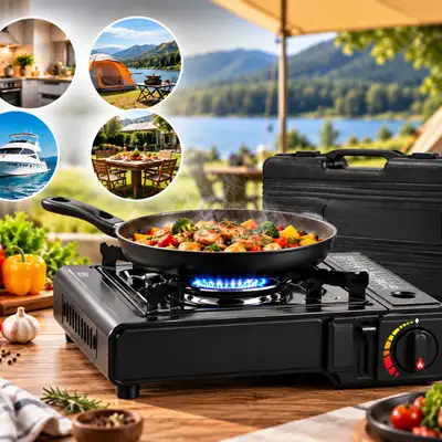 Réchaud à Gaz Portable Happy Home – Haute Puissance avec Mallette