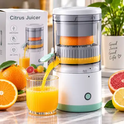 Presse-agrumes électrique rechargeable USB – Extracteur de jus 360°