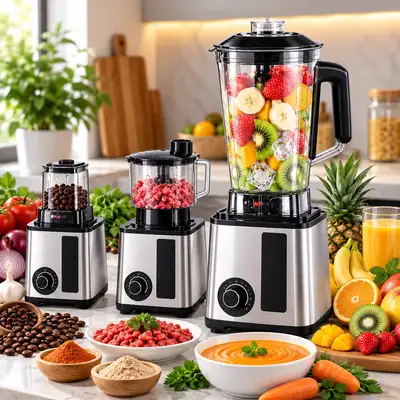 Blender Multifonction ESKAY 1000W – 2,5L 8-en-1