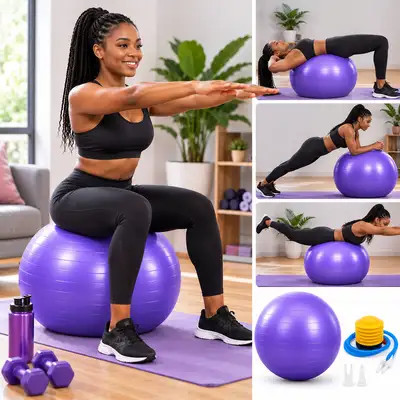 Ballon de Gymnastique Fitness – Ballon de Pilates et Yoga