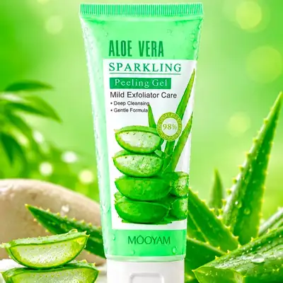 MÔOYAM Aloe Vera Sparkling Peeling Gel - Exfoliant Doux