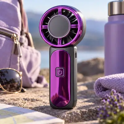 Mini Ventilateur de Poche Rechargeable - 5 Vitesses