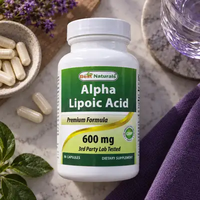 Best Naturals Alpha Lipoic Acid 600 mg – Formule Premium