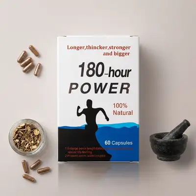 180-Hour Power — Natural Male Performance Capsules