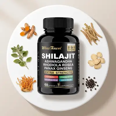 WinsTown Shilajit 8-in-1 Extra Strength Capsules