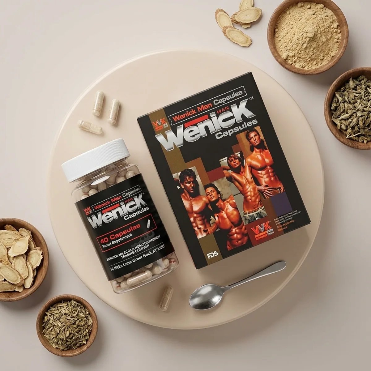 Wenick Man Capsules - Stamina & Libido Booster for Men
