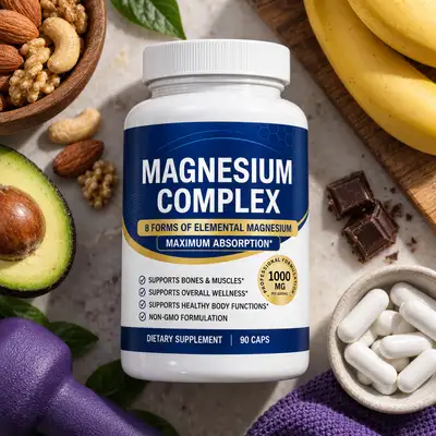 Magnesium Complex 1000 mg - 8 Formes, 90 Capsules