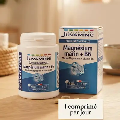 Magnésium marin + B6 de Juvamine